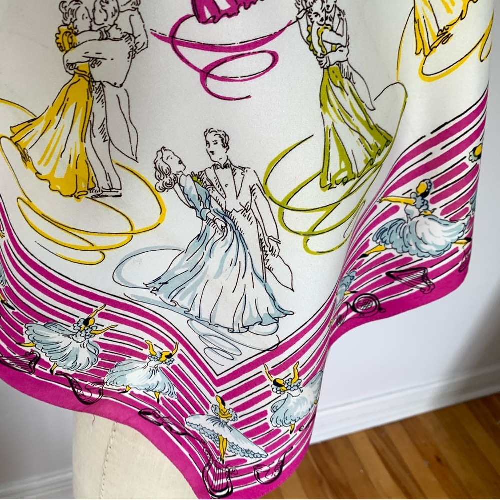 Vintage Scarf Ballroom Dancers